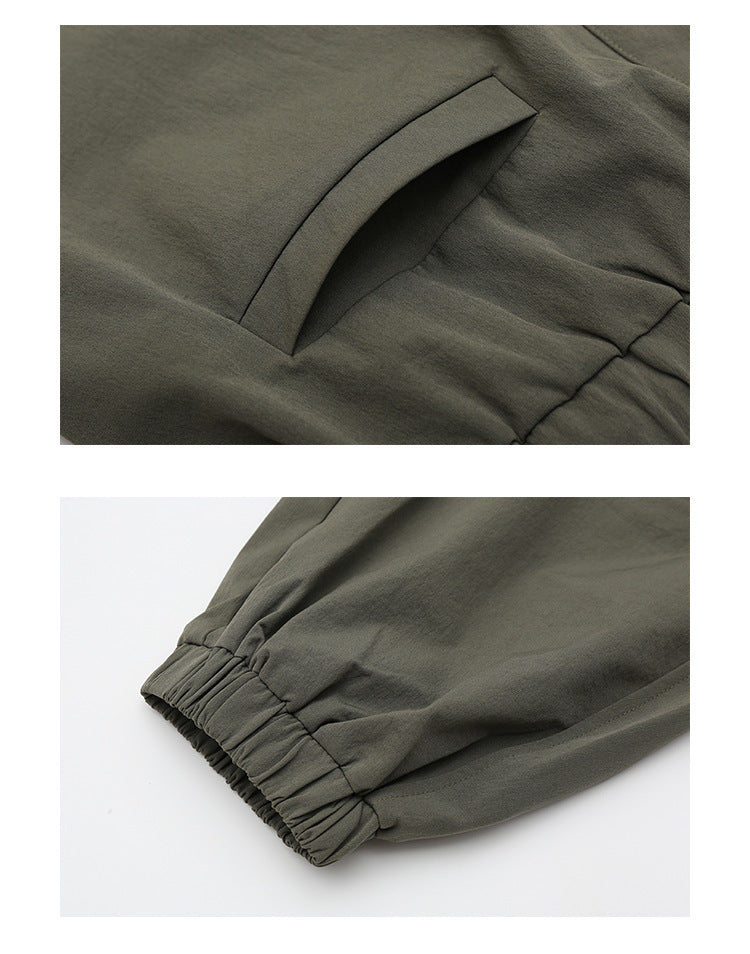 Men Fall Polyester Trousers