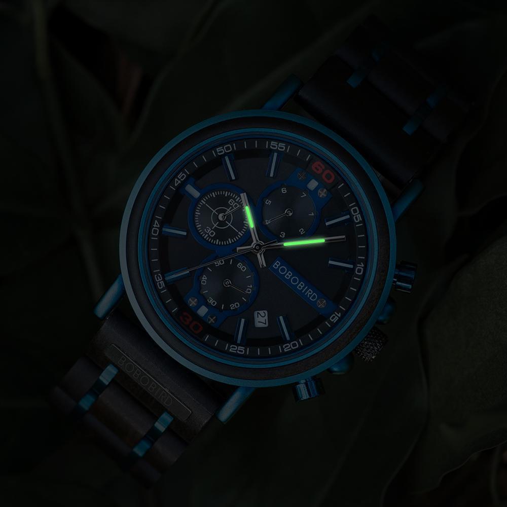 Wooden Chronograph Watch