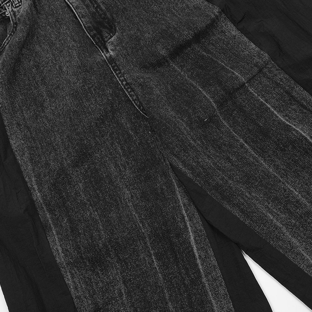 Stitching Denim Trousers Men
