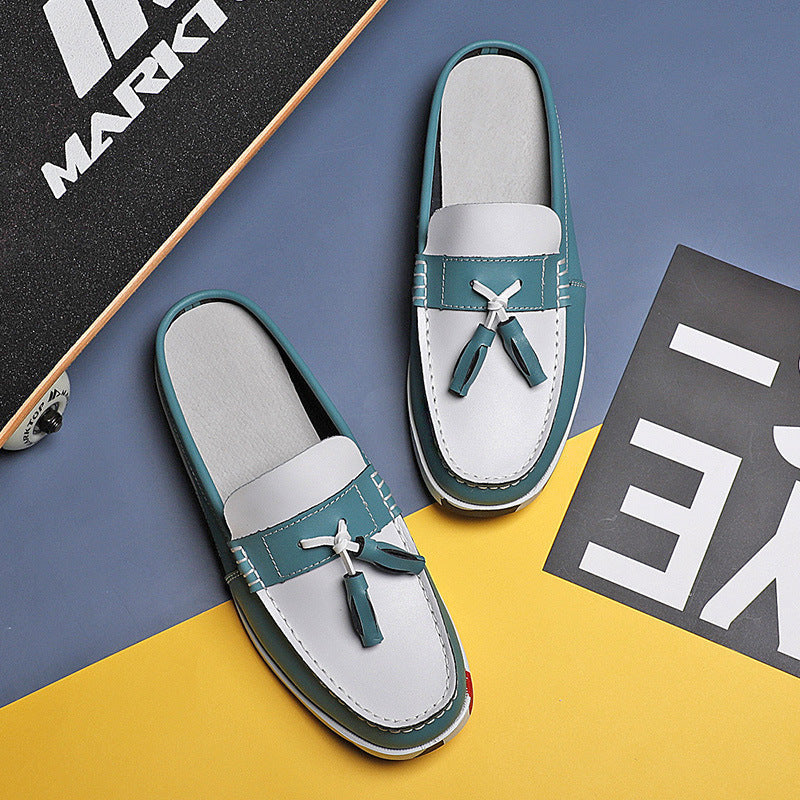 Men's Loafers Half Toe Shoes