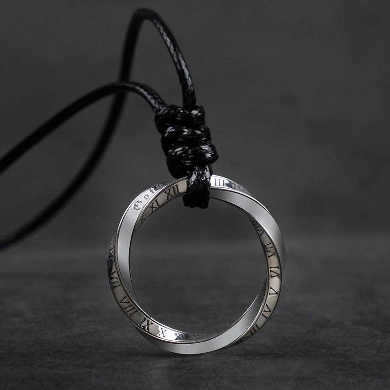 Men Trendy Silver Necklace
