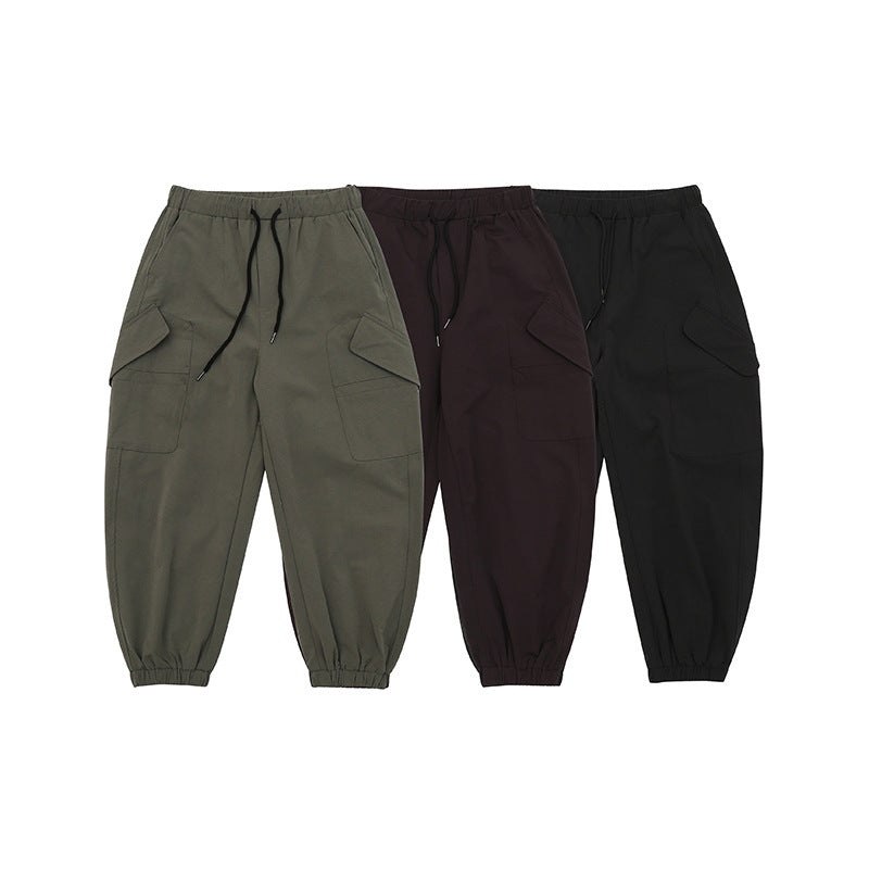 Men Fall Polyester Trousers