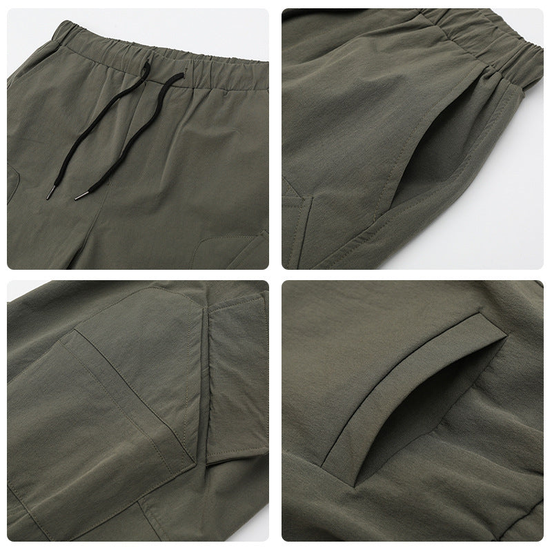 Men Fall Polyester Trousers