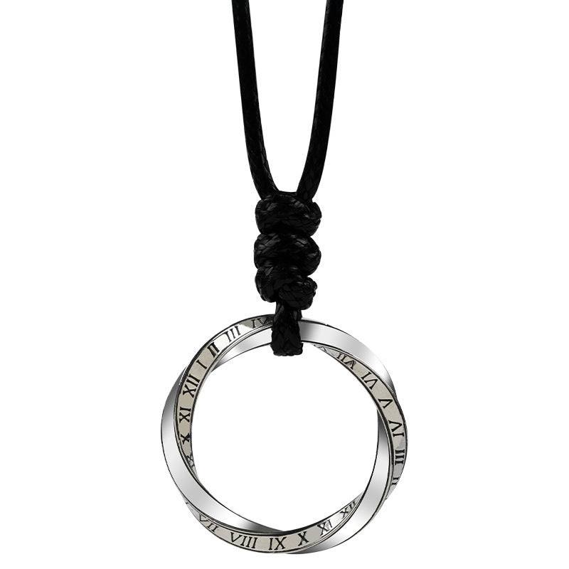 Men Trendy Silver Necklace
