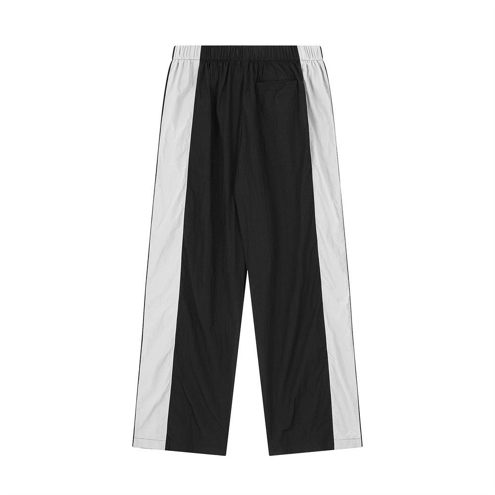 Stitching Denim Trousers Men