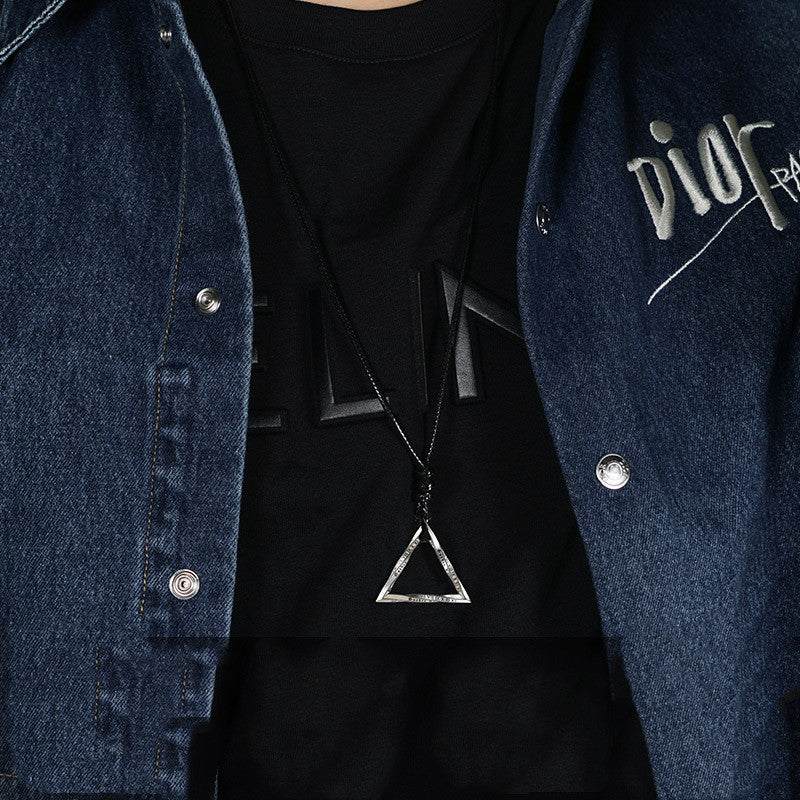 Men Trendy Silver Necklace