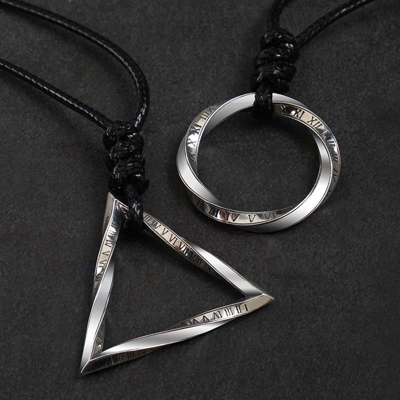 Men Trendy Silver Necklace